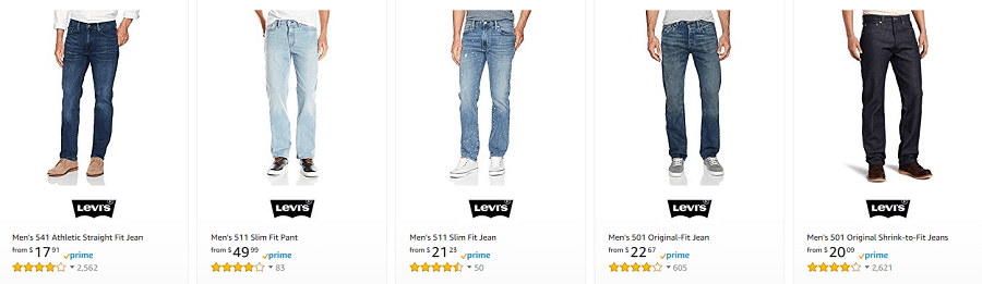 what is the difference between levi's 501 and 505